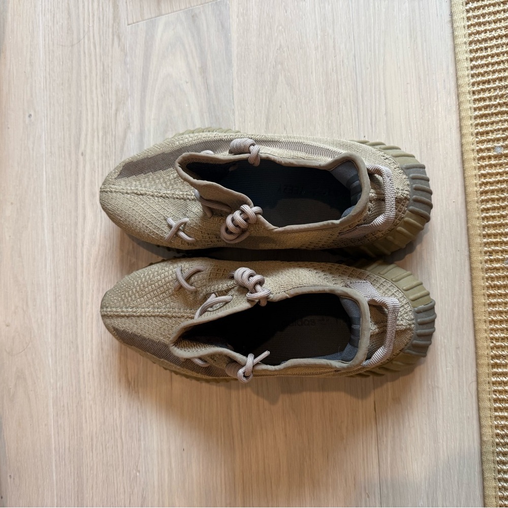 Khaki Yeezy Boost 350 trainers